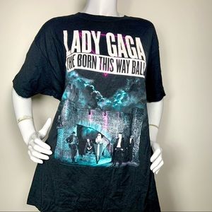 LADY GAGA THE BORN THIS WAY BALL TOUR SHIRT